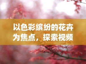 以色彩缤纷的花卉为焦点，探索视频拍摄技巧提升视觉冲击力的4个实用技巧