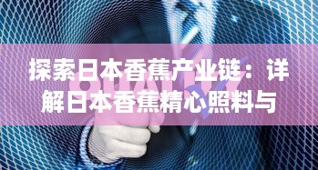 探索日本香蕉产业链：详解日本香蕉精心照料与质量控制的全过程视频