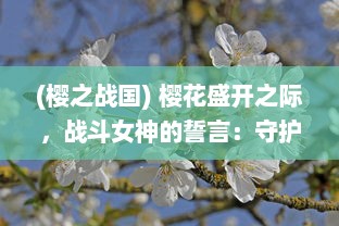 (樱之战国) 樱花盛开之际，战斗女神的誓言：守护和平的樱之战娘冒险史诗