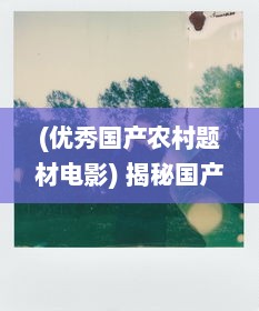 (优秀国产农村题材电影) 揭秘国产乡下三片：农村题材电影的创新艺术与独特魅力