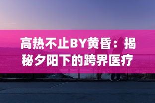 高热不止BY黄昏：揭秘夕阳下的跨界医疗故事，触探生命的热度与无尽希望 v8.5.4下载