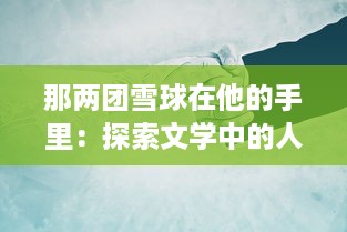 那两团雪球在他的手里：探索文学中的人性、情感与责任的深度小说