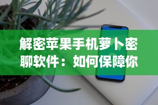 解密苹果手机萝卜密聊软件：如何保障你的信息安全 探索隐私功能与用户体验。