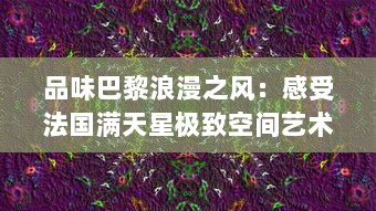 品味巴黎浪漫之风：感受法国满天星极致空间艺术八尺夫人 v0.6.1下载