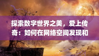 探索数字世界之美，爱上传奇：如何在网络空间发现和分享生活的奇妙和独特