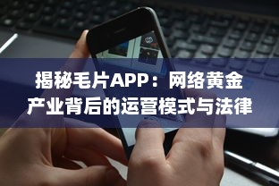 揭秘毛片APP：网络黄金产业背后的运营模式与法律风险